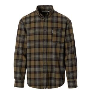 NEW FIELDSTONE men's woodsman flannel shirt in green